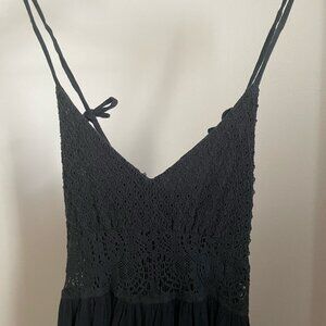 Abercrombie & Fitch black lace romper